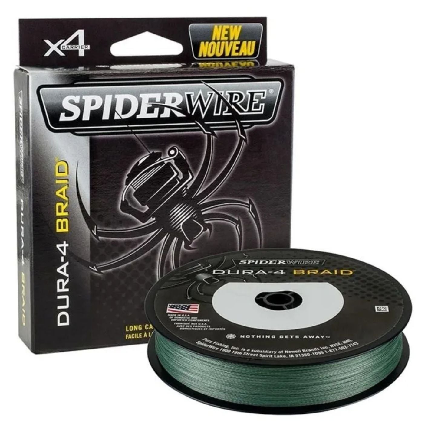 Spiderwire Dura 4 trecciato pesca 150 m 0,10 mm verde