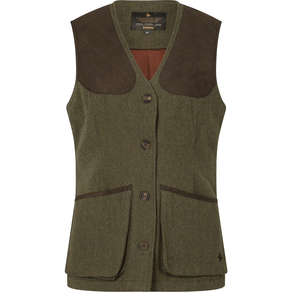 Seeland Hillside Harriet gilet caccia donna verde moss