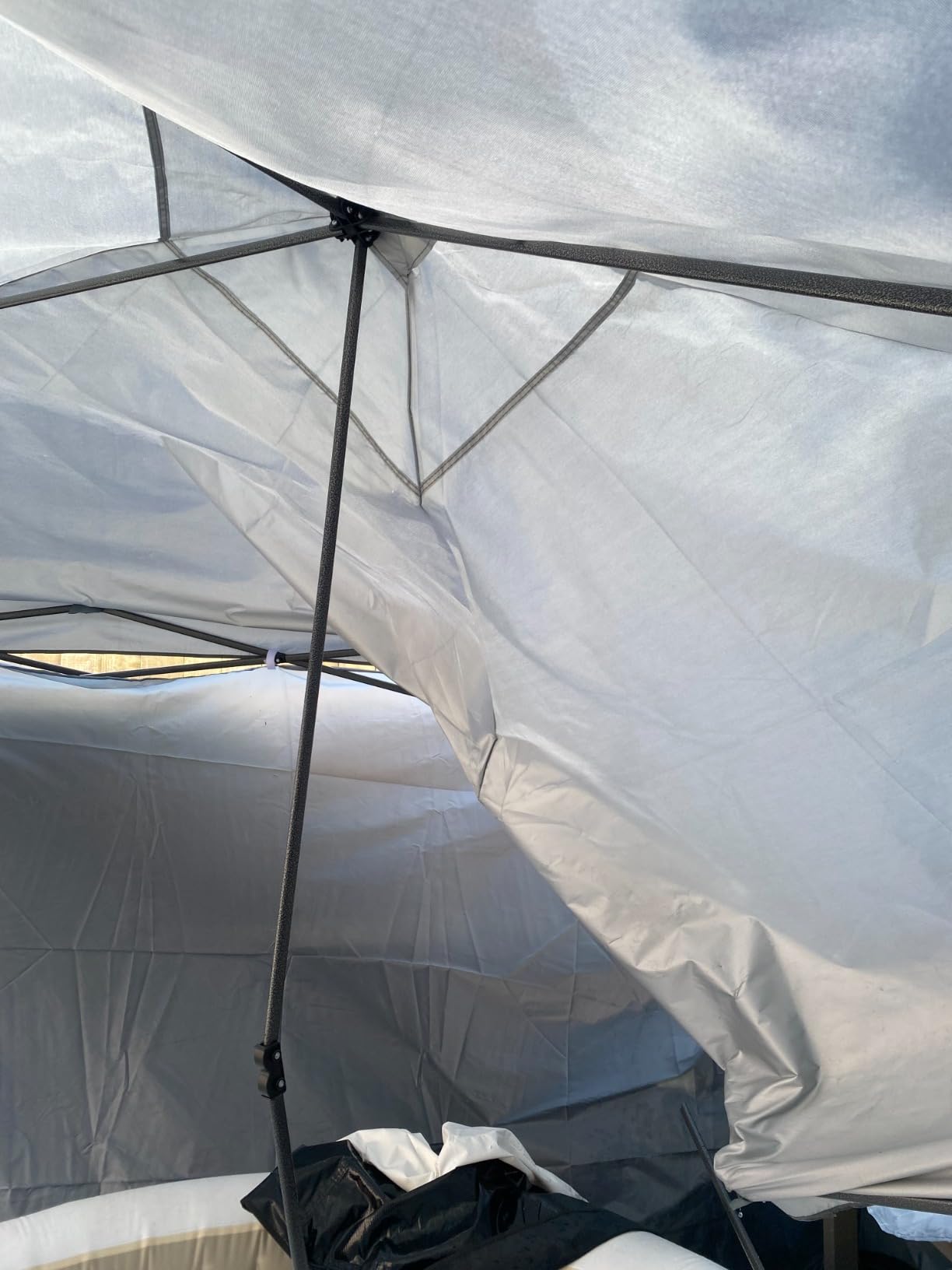 VonHaus Gazebo Pieghevole 3x3 m con 4 Pareti