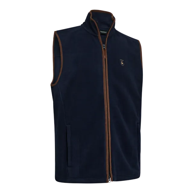 Deerhunter Cumbria gilet pile blu scuro caccia