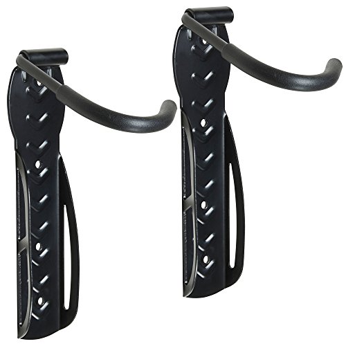 VonHaus Ganci Bici da Parete Acciaio 2 Pezzi Garage