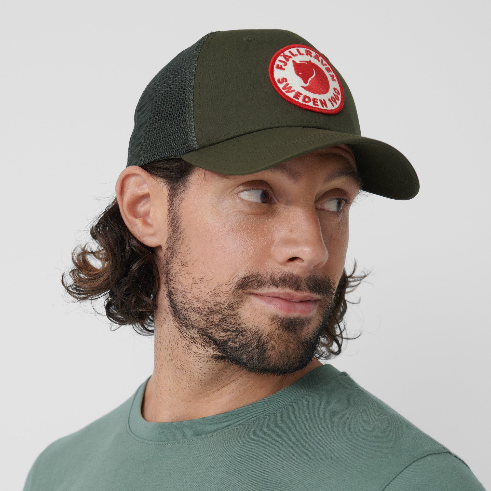 Fjällräven 1960 Logo Trucker berretto Dark Navy