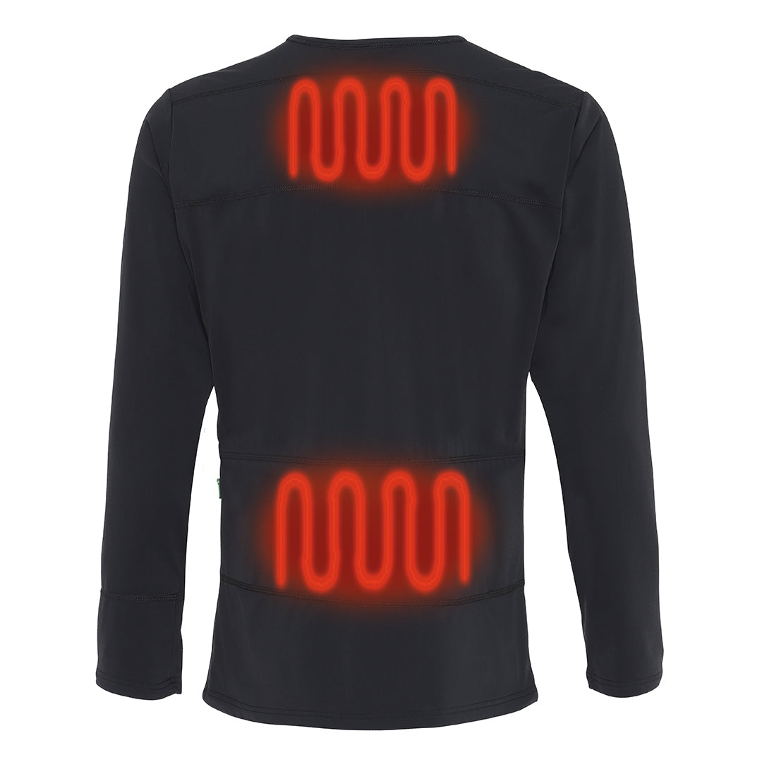 Happyhot maglia termica riscaldata 3 zone calore