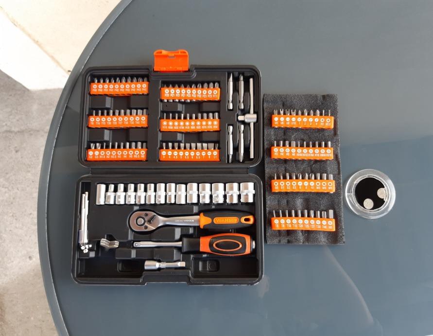 VonHaus Set Chiavi a Bussola 130 Pezzi con Cricchetto