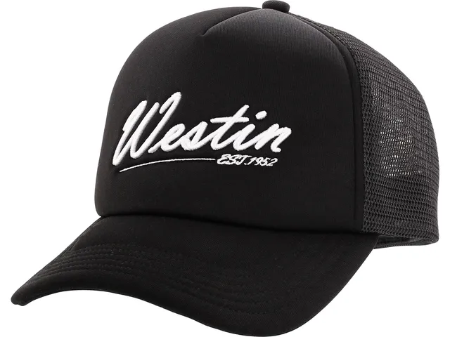 Westin Trucker Cap cappellino nero mesh pesca