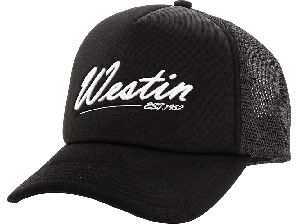 Westin Trucker Cap cappellino nero mesh pesca