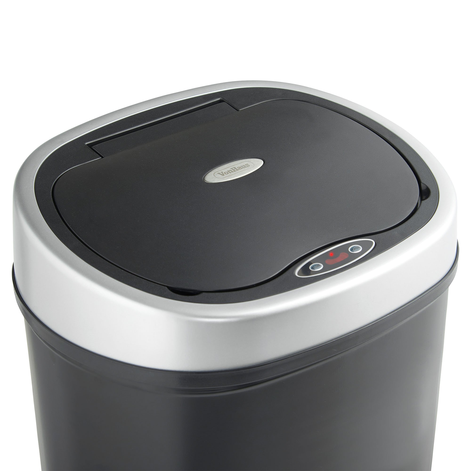VonHaus Pattumiera Automatica con Sensore 50 Litri Nera