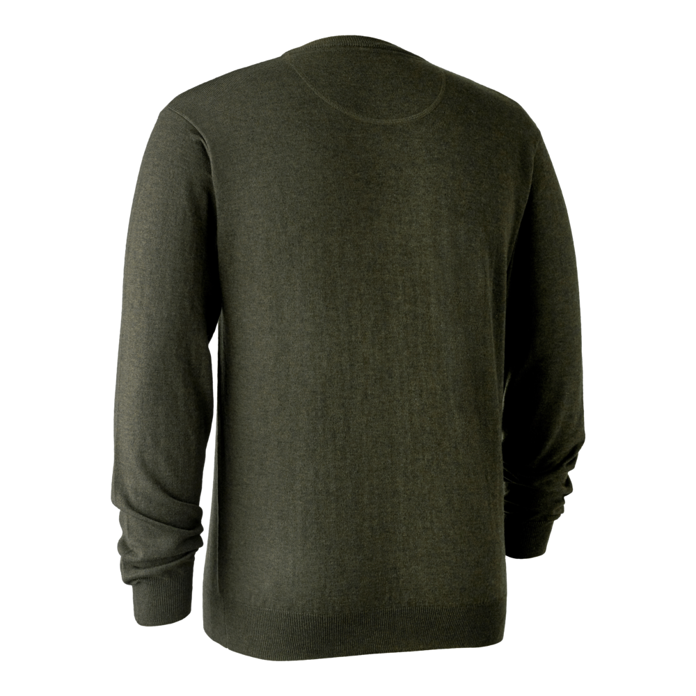 Deerhunter Kingston maglione caccia verde scollo V