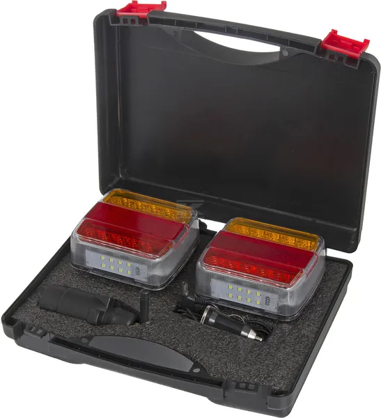 Kit luci wireless 12V rimorchio magnetico LED IP65