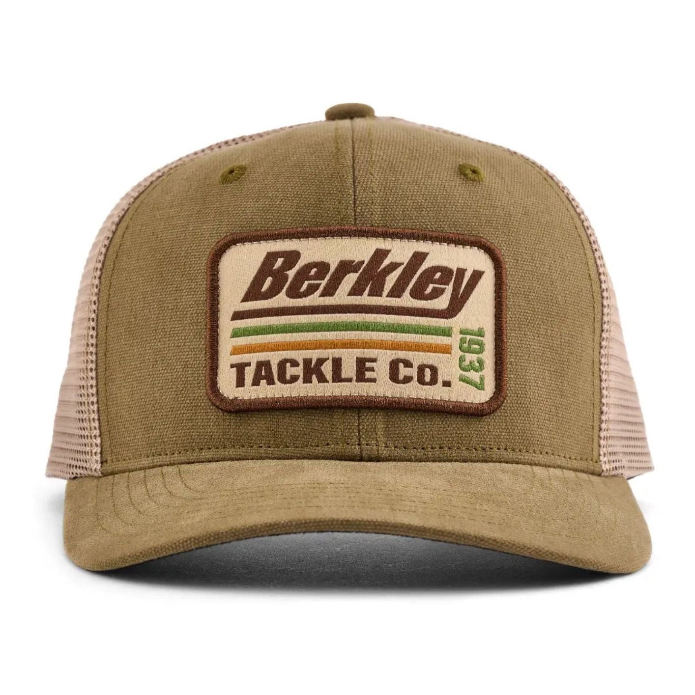 Berkley Striper Trucker Cappello Pesca Marrone Canvas