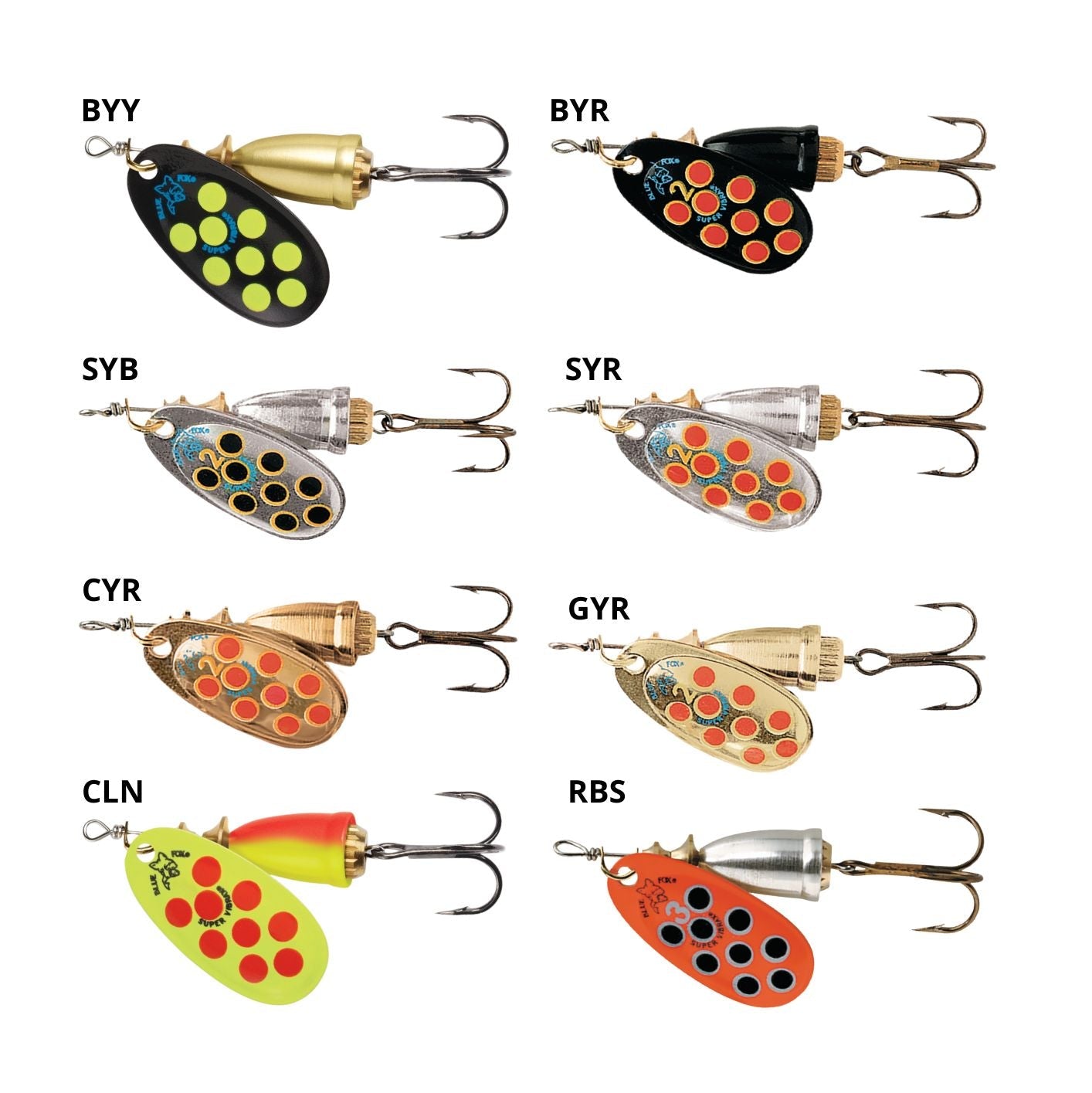 Blue Fox Vibrax Original spinner 6 g misura 2 ottone