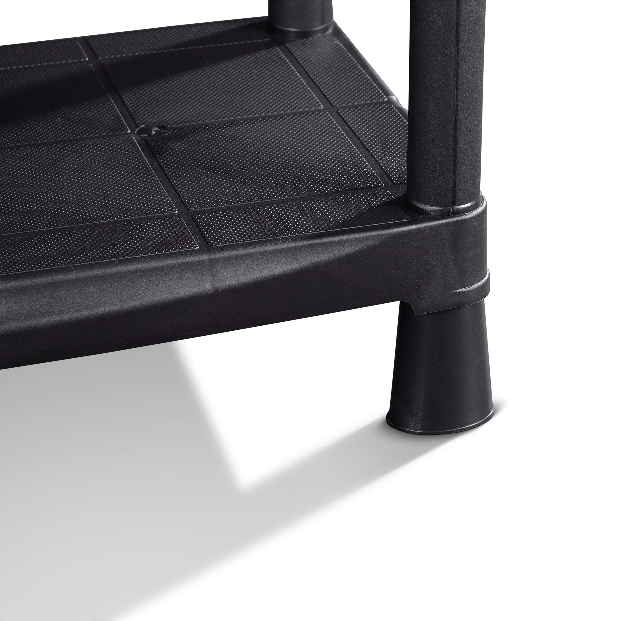 VonHaus 15/099 scaffale 5 ripiani nero plastica 172 cm