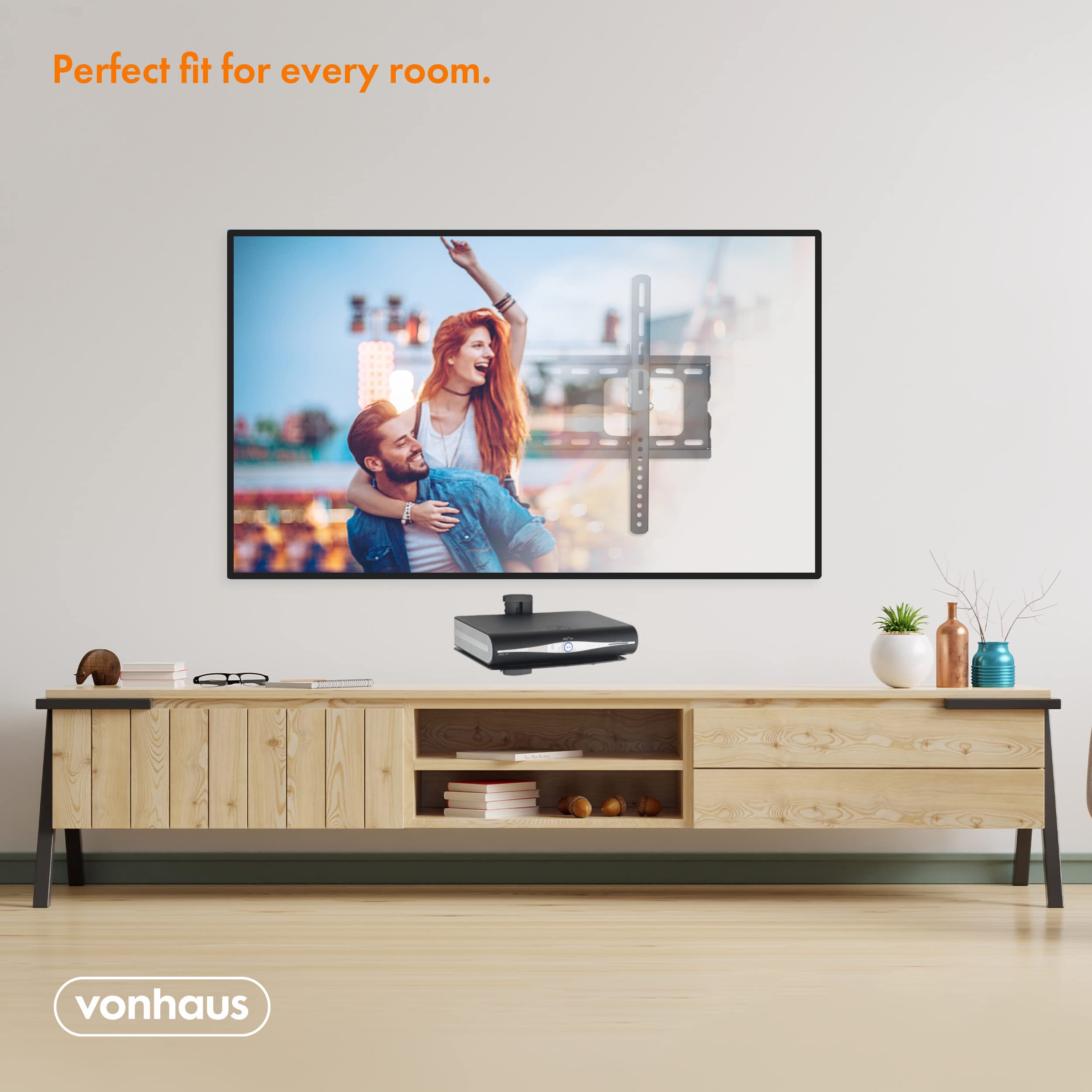 VonHaus Mensola Vetro Parete DVD Decoder 8 Kg