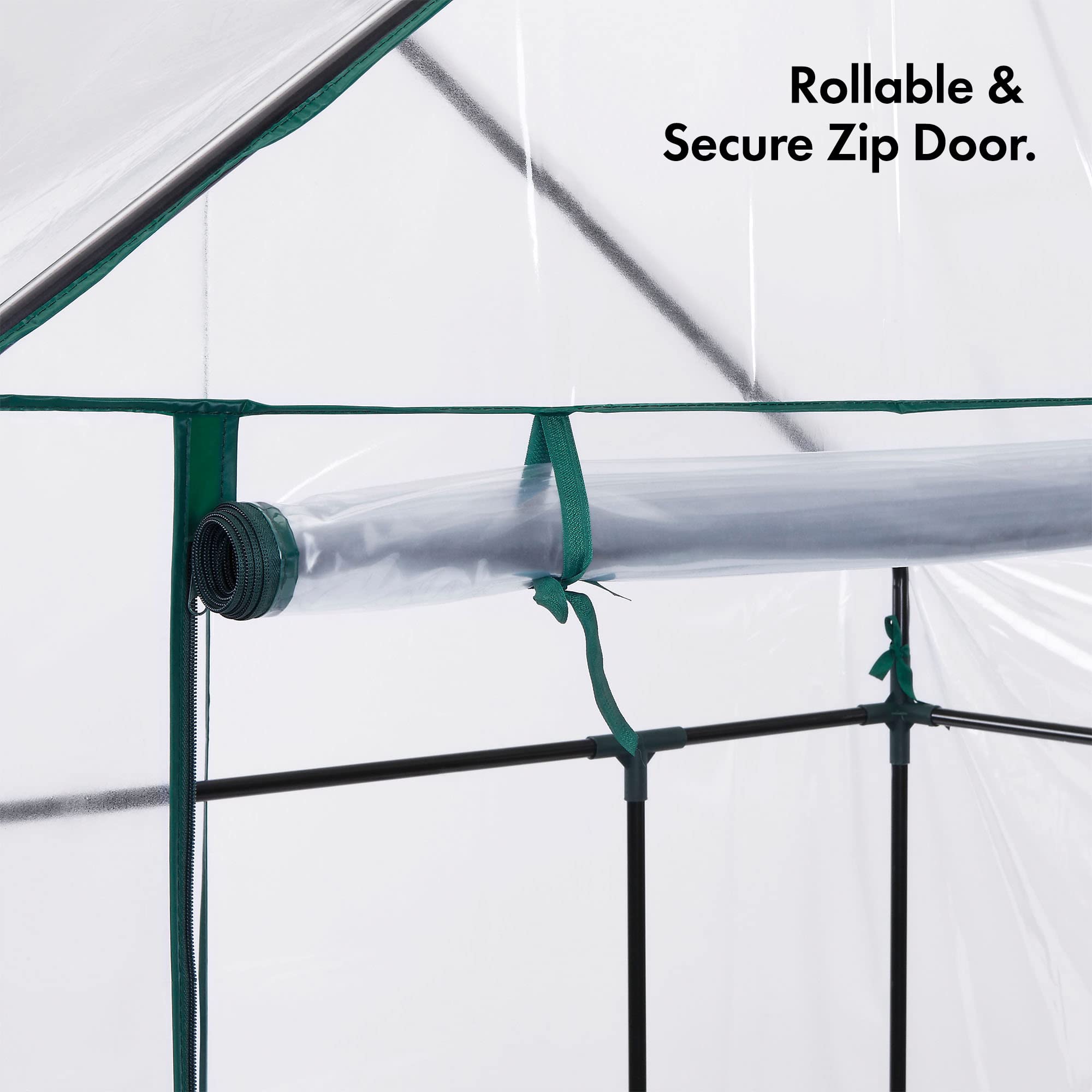 Vonhaus Copertura Serra PVC Ricambio 195x143x73 6 Ripiani