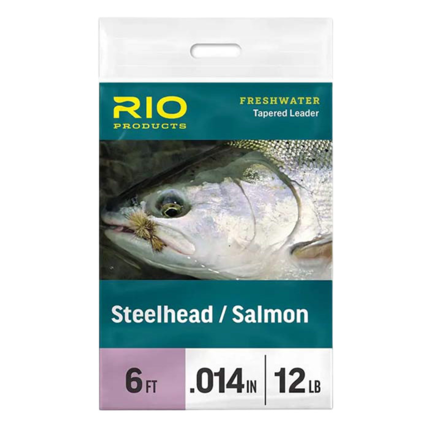 RIO Steelhead Salmon Leader finale mosca 0,35 mm 6 kg