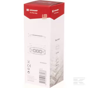 Lampeggiante ambra 3 LED faro avviso 12V