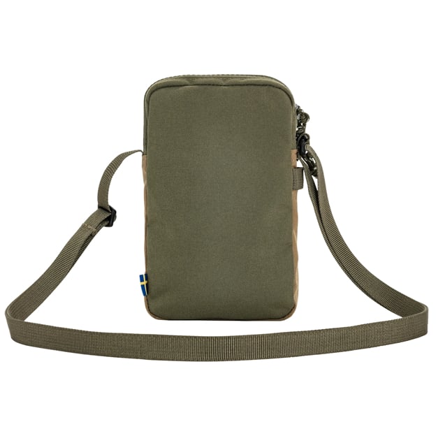Fjällräven Vardag Pocket Small borsa tracolla Green-Clay riciclata