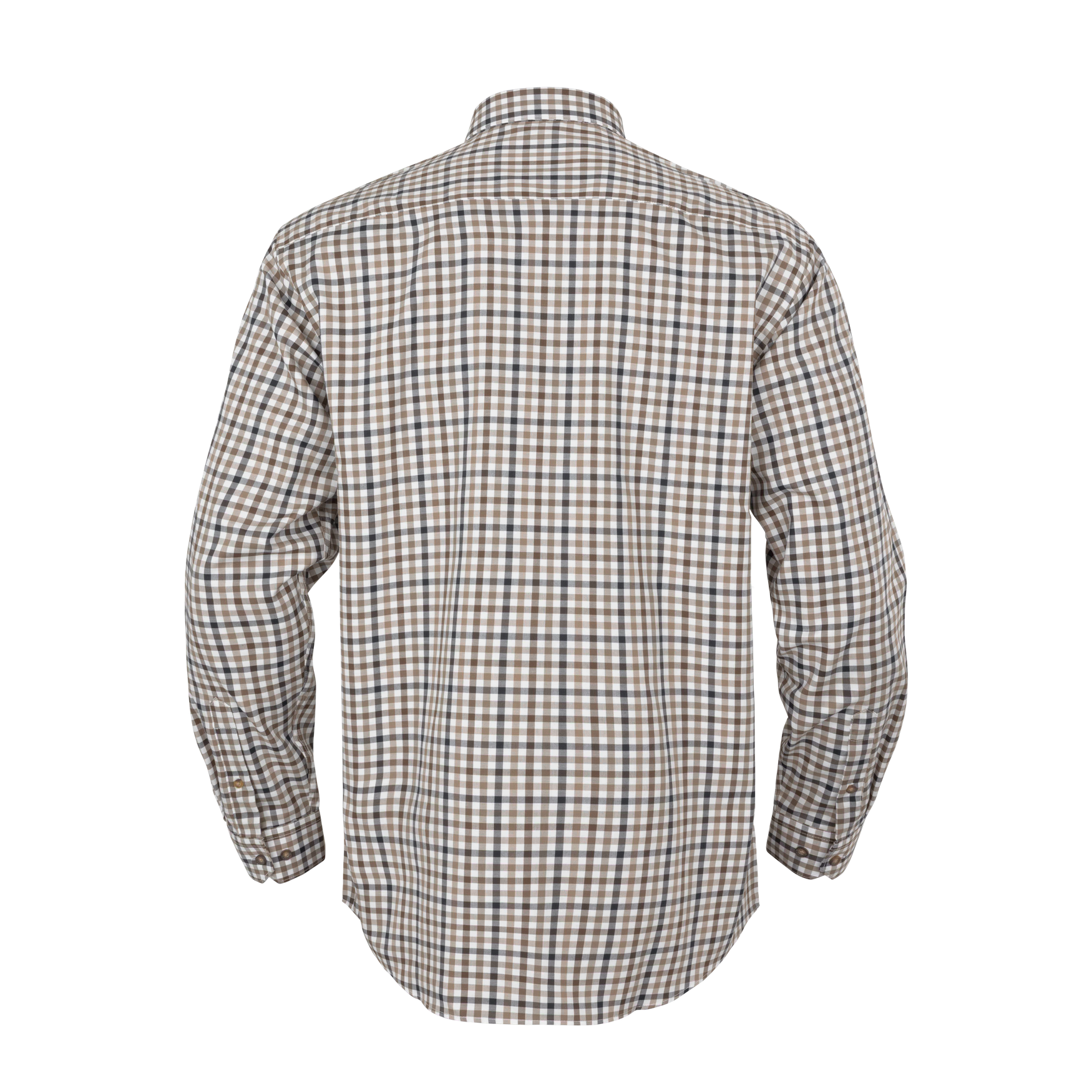 Härkila Milford camicia quadri blue beige check maniche lunghe