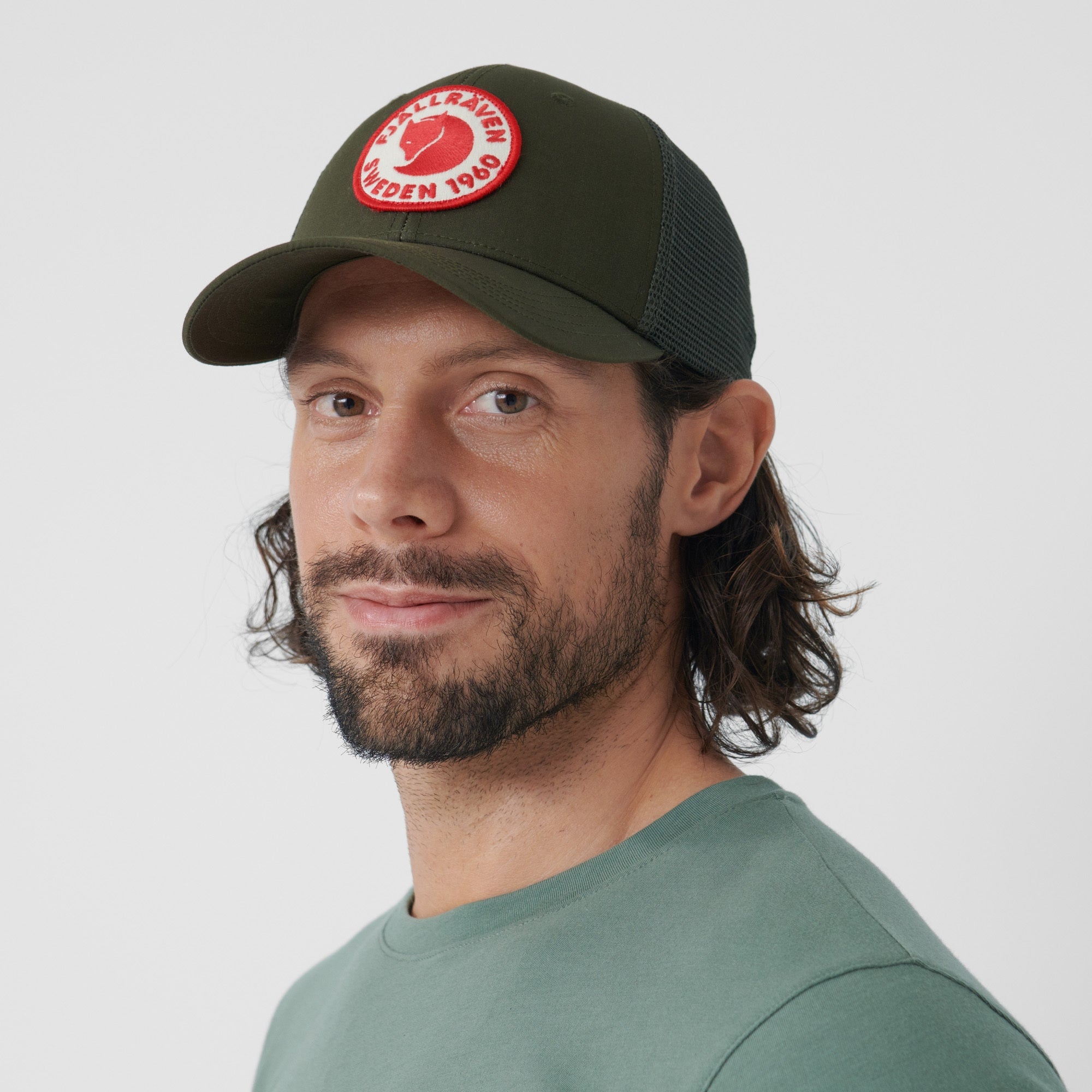 Fjällräven 1960 Logo Trucker berretto Dark Navy
