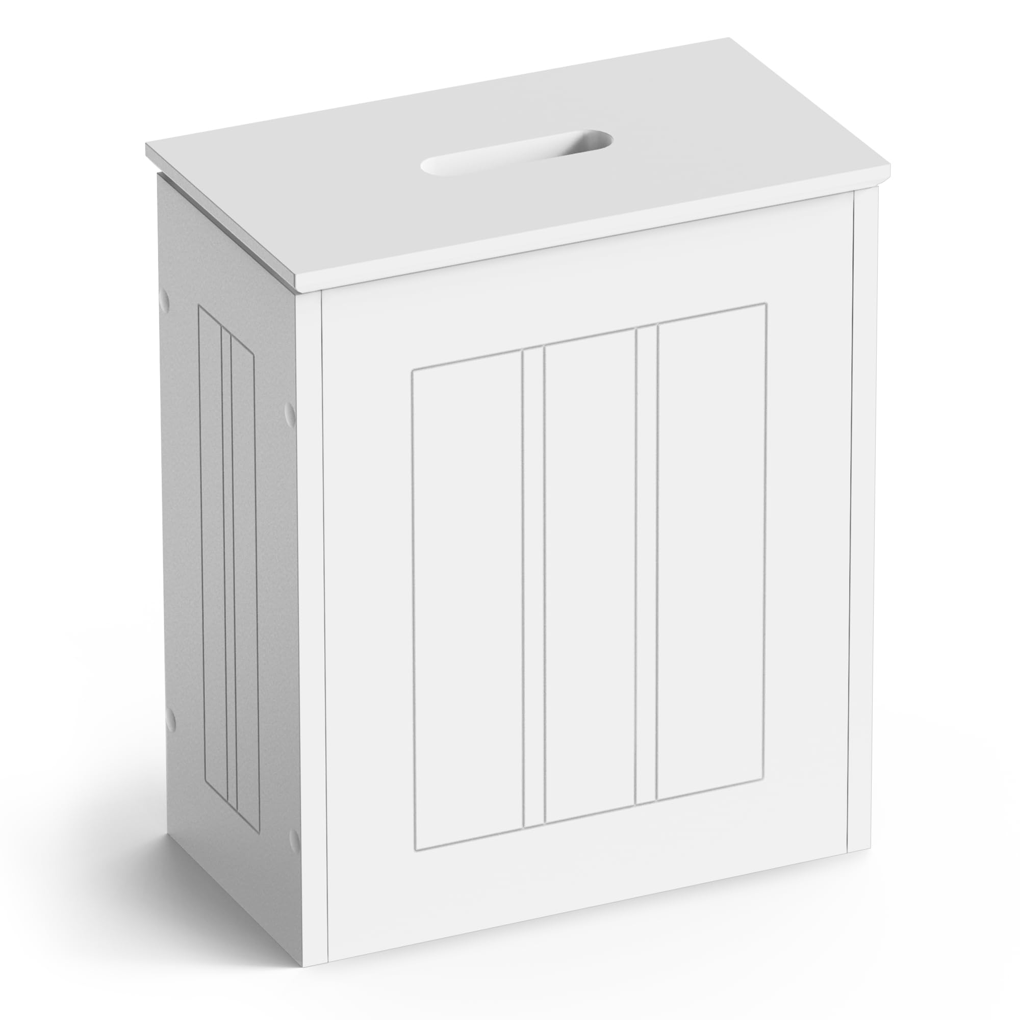 VonHaus Slim Mobile Bagno Bianco 30x17x35 cm Coloniale