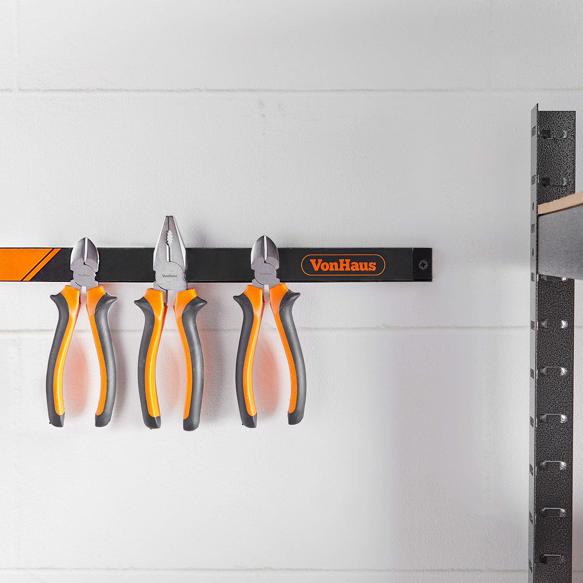 VonHaus Portautensili Magnetici 3x60 cm Set 3 Barre da Muro