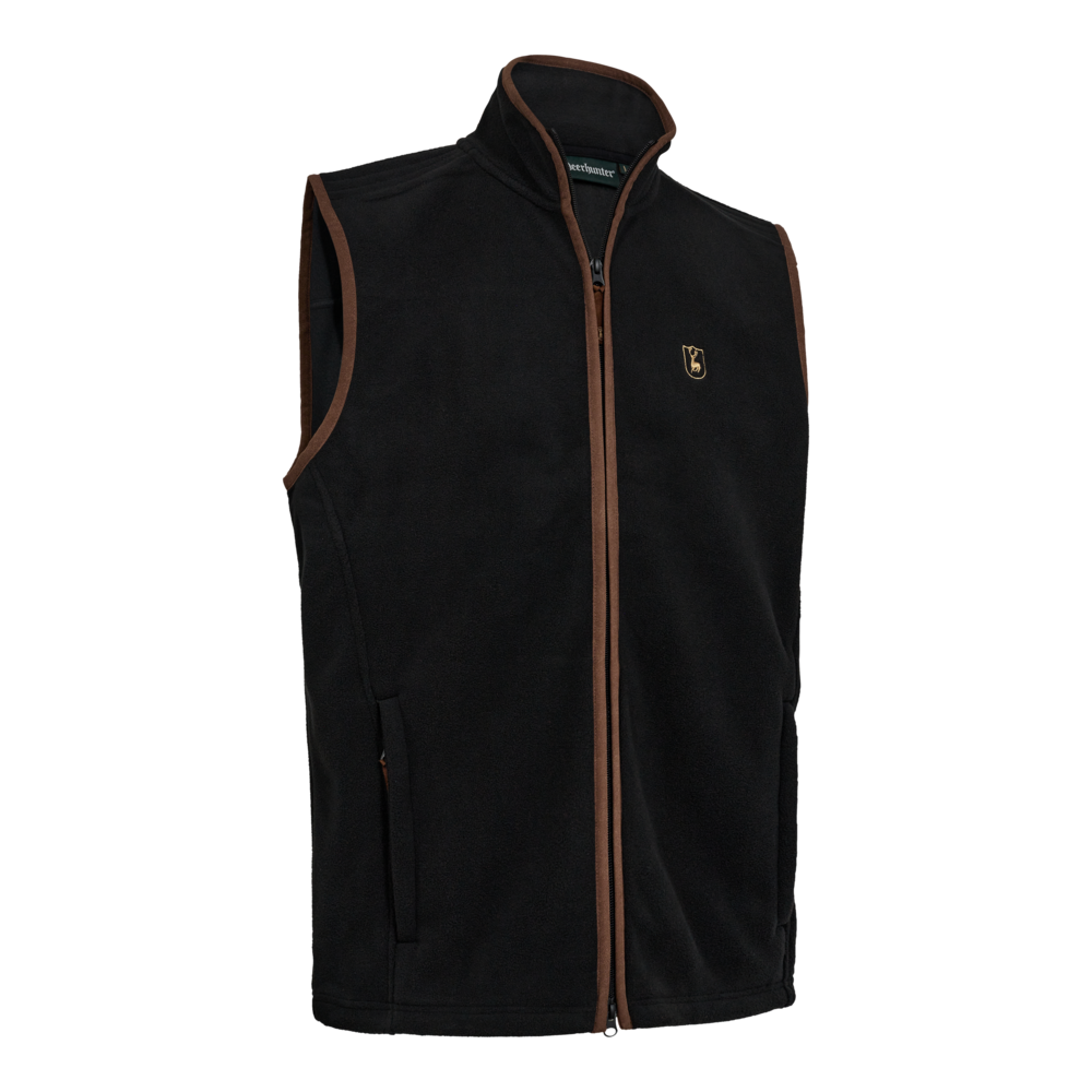Deerhunter Cumbria gilet pile grigio antracite caldo