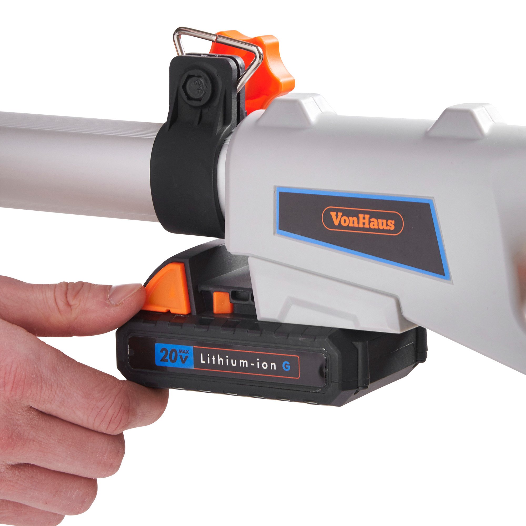 VonHaus tagliasiepi a batteria 20V Max asta 45 cm telescopica