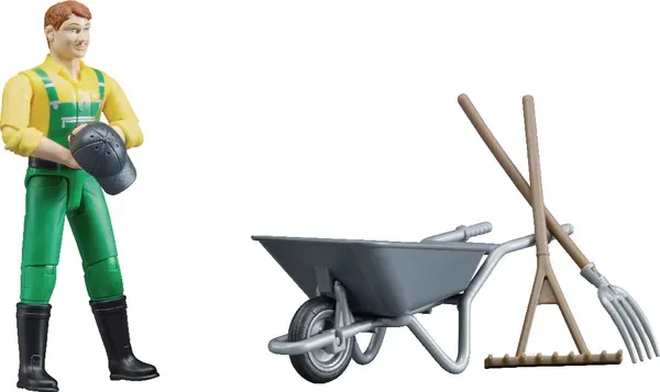 Bruder set agricoltore con accessori 1:16 dai 4 anni