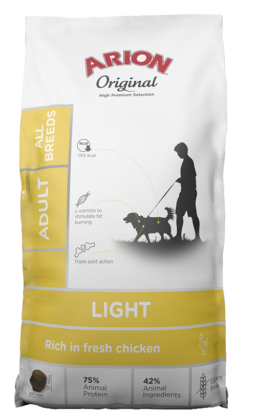 Arion Original Light crocchette cane 12 kg peso