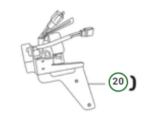 Husqvarna Kit regolazione choke ricambio completo