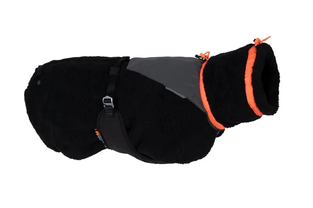 Non-stop Dogwear Trekking giacca cane pile nero arancione