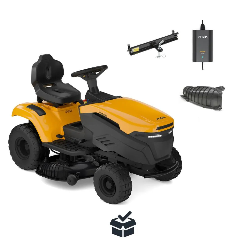 STIGA Tornado 5108e trattorino batteria scarico laterale