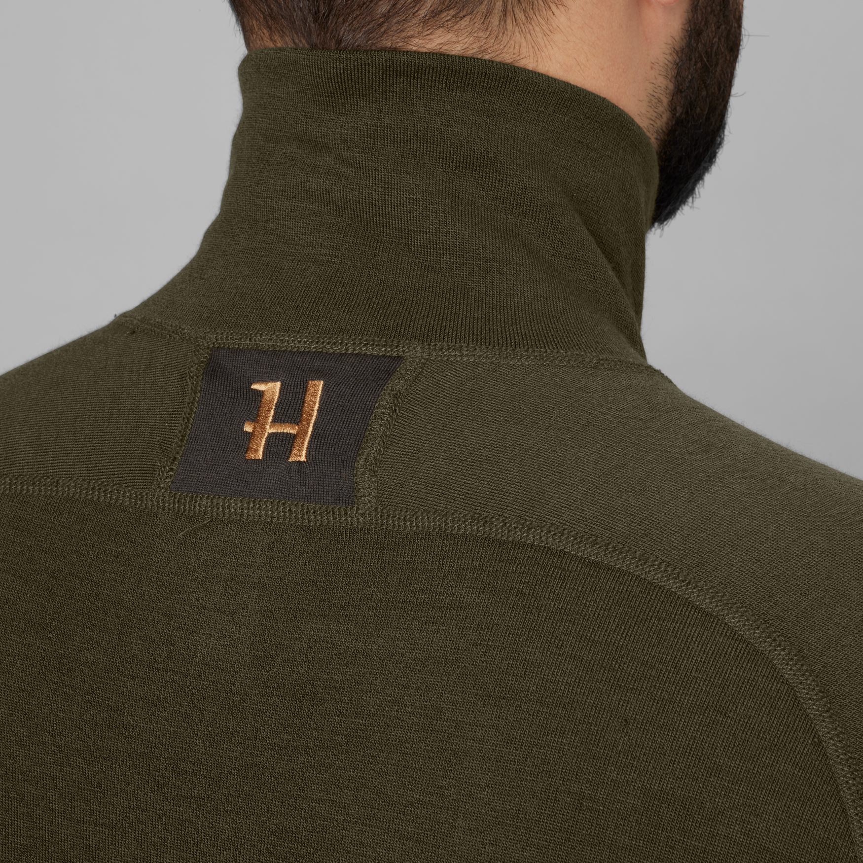 Härkila Base Warm Maglia Termica Lana Zip Collo