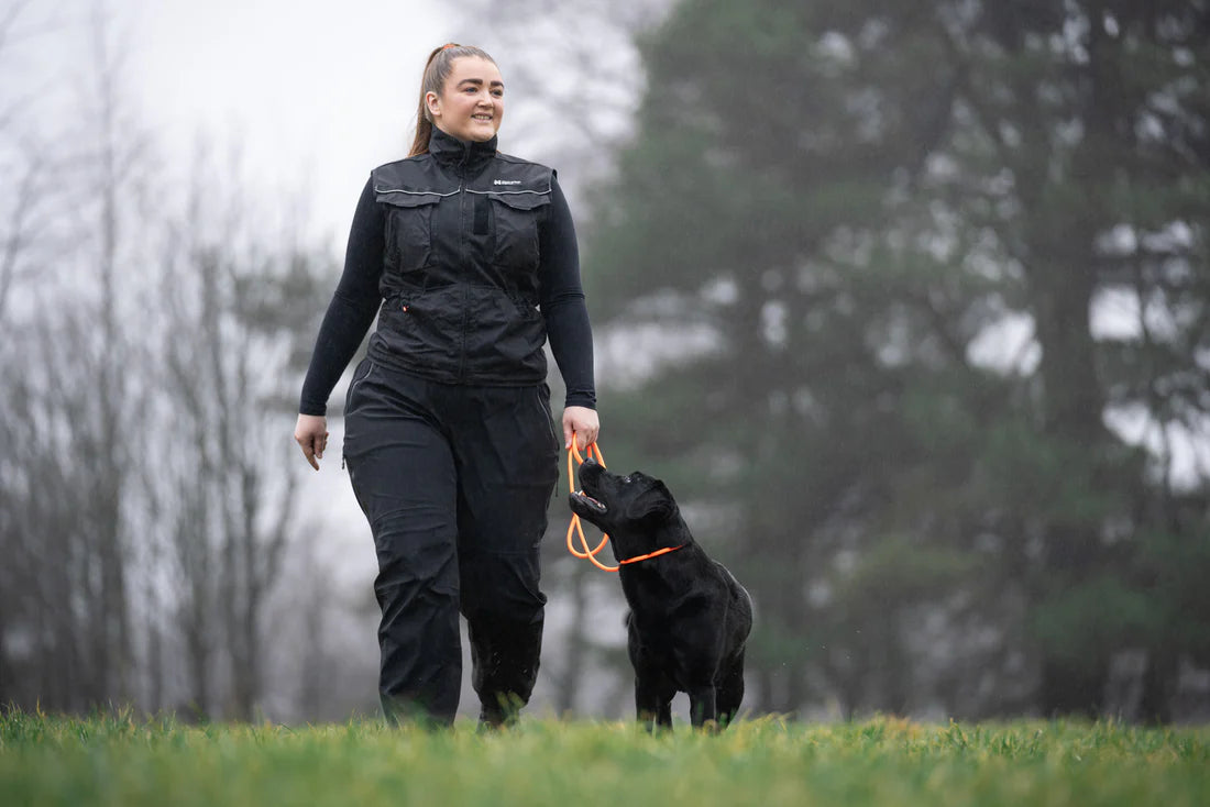 Non-stop Dogwear Retriever guinzaglio cane 1,6 m nero 6 mm