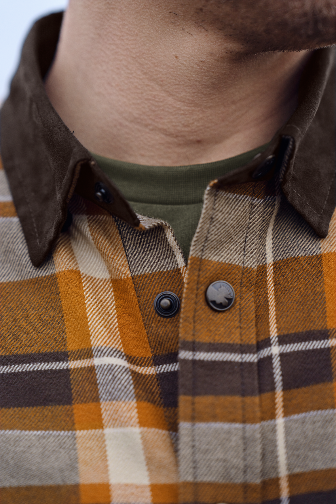 Härkila Pajala camicia caccia uomo quadri cornstalk check