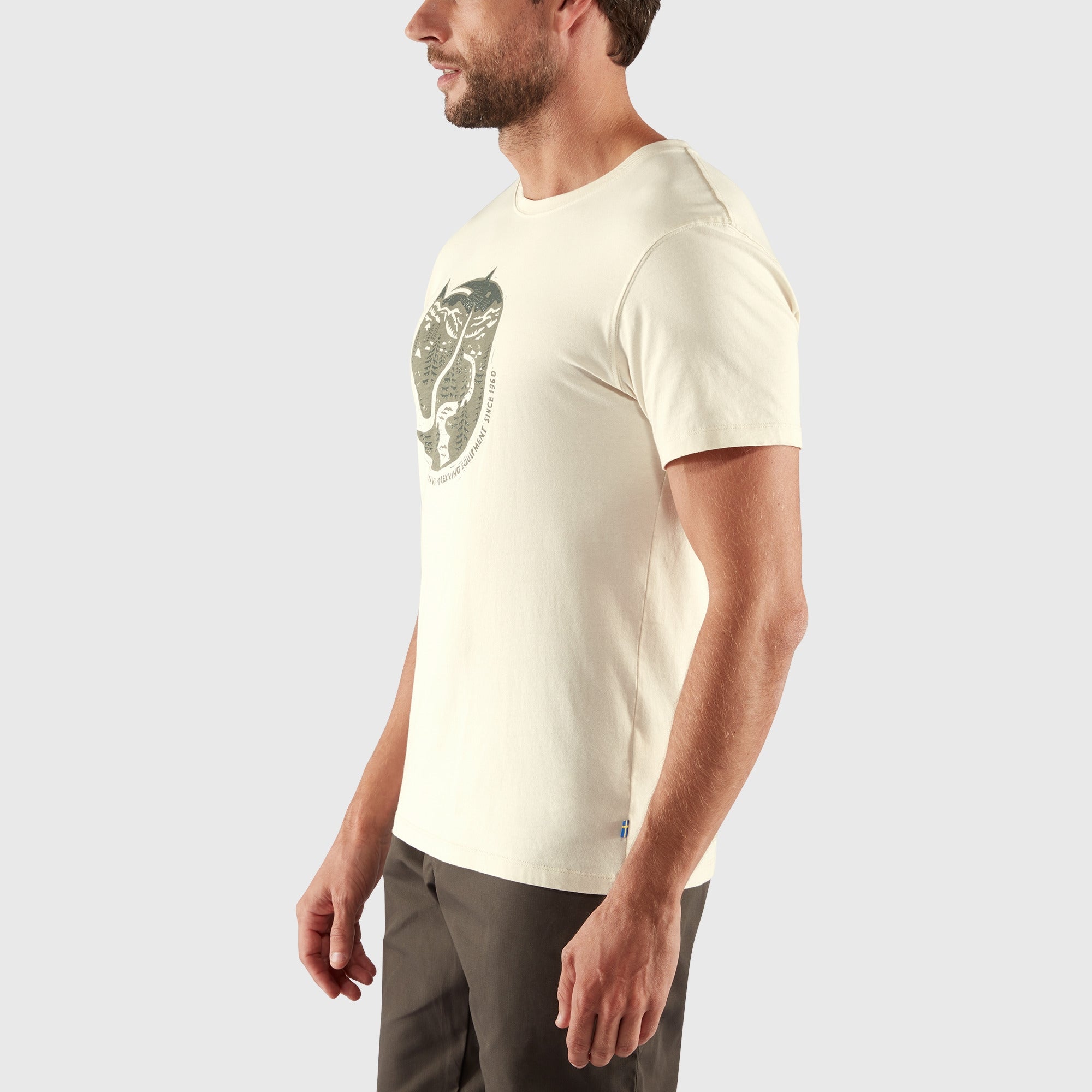 Fjällräven Arctic Fox maglietta cotone M verde