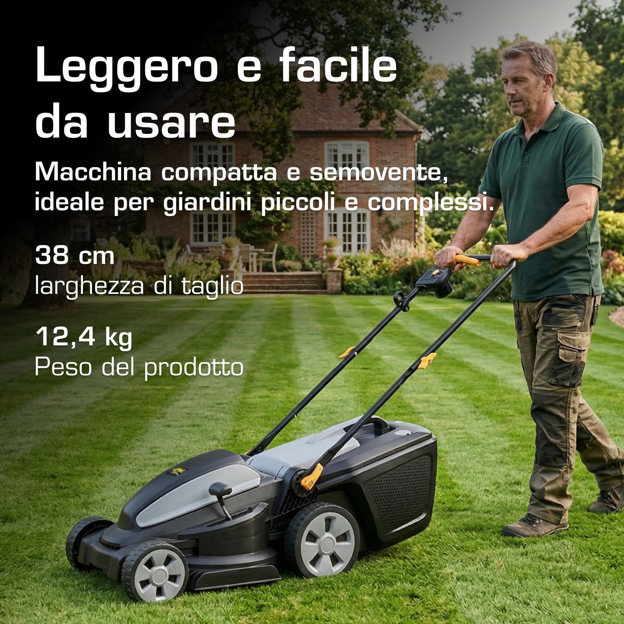 Alpina AL1 38 E tagliaerba elettrico 1400W 38 cm 40 l