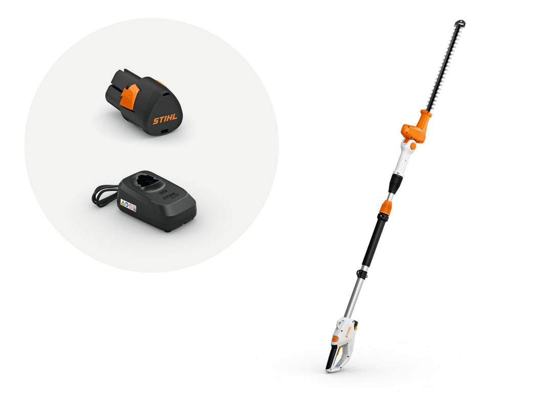 STIHL HLA 40 tagliasiepi telescopico set AS 2 45 cm