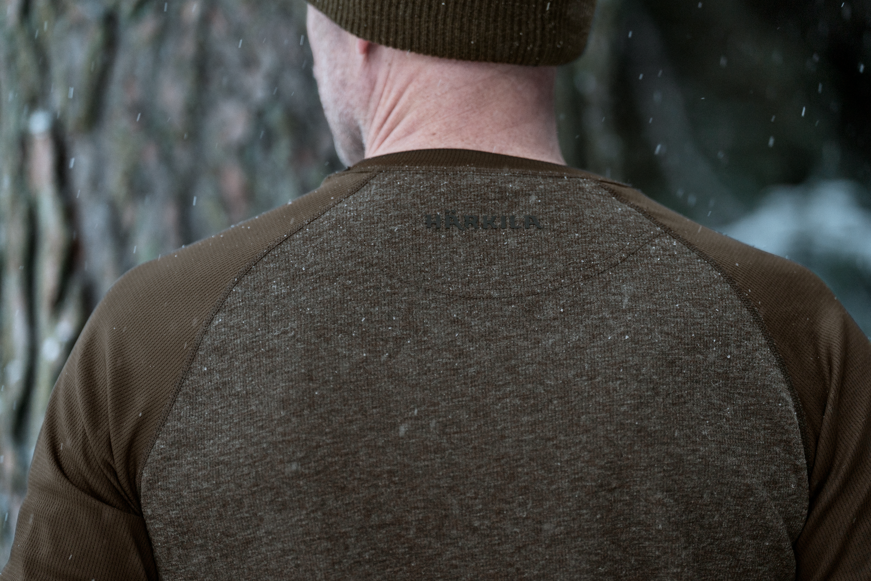 Härkila Kodiak CleverWool L/S maglia termica dark hunting green
