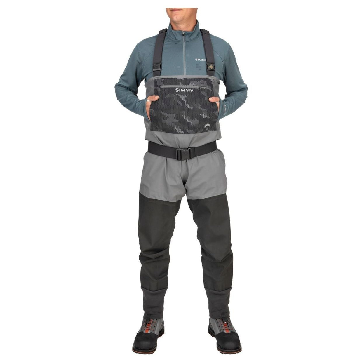 Simms Guide Classic Stockingfoot waders Carbon GORE-TEX