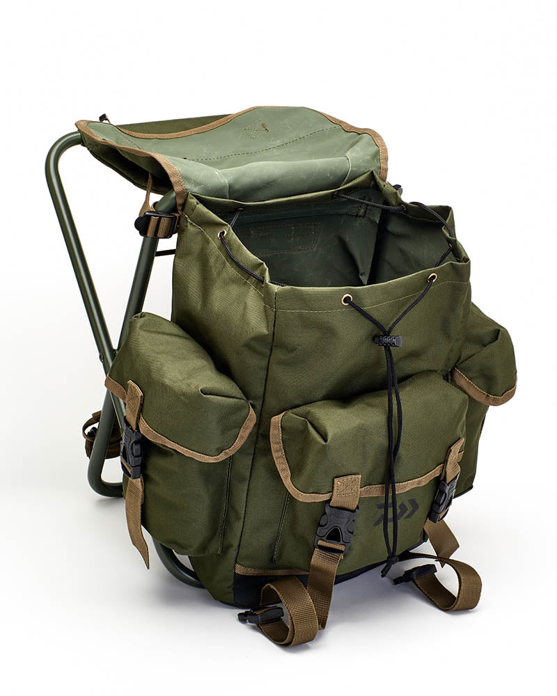 Daiwa Wilderness zaino con sedia pesca 1,6 kg