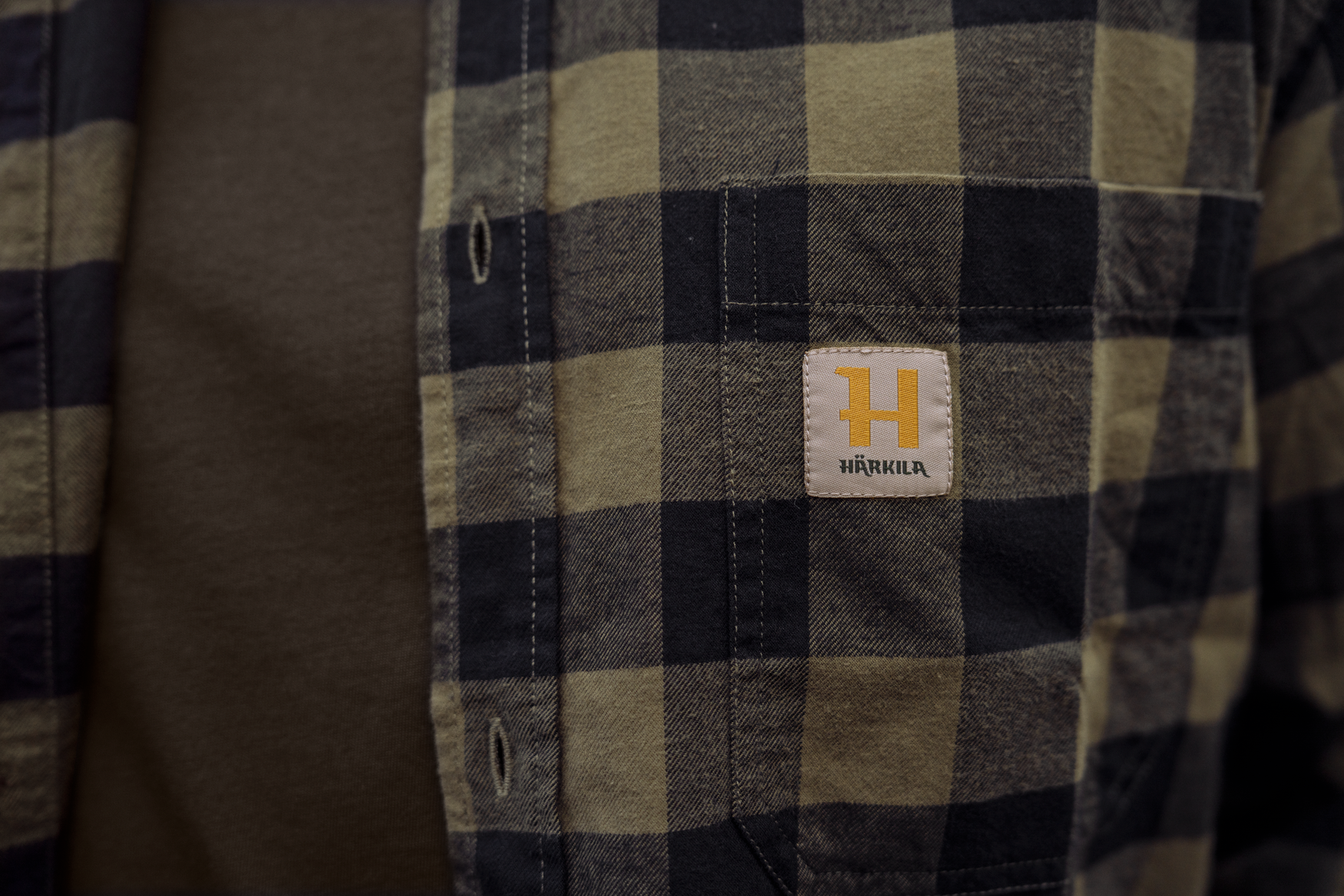 Härkila Scandinavian L/S camicia caccia tarmac check