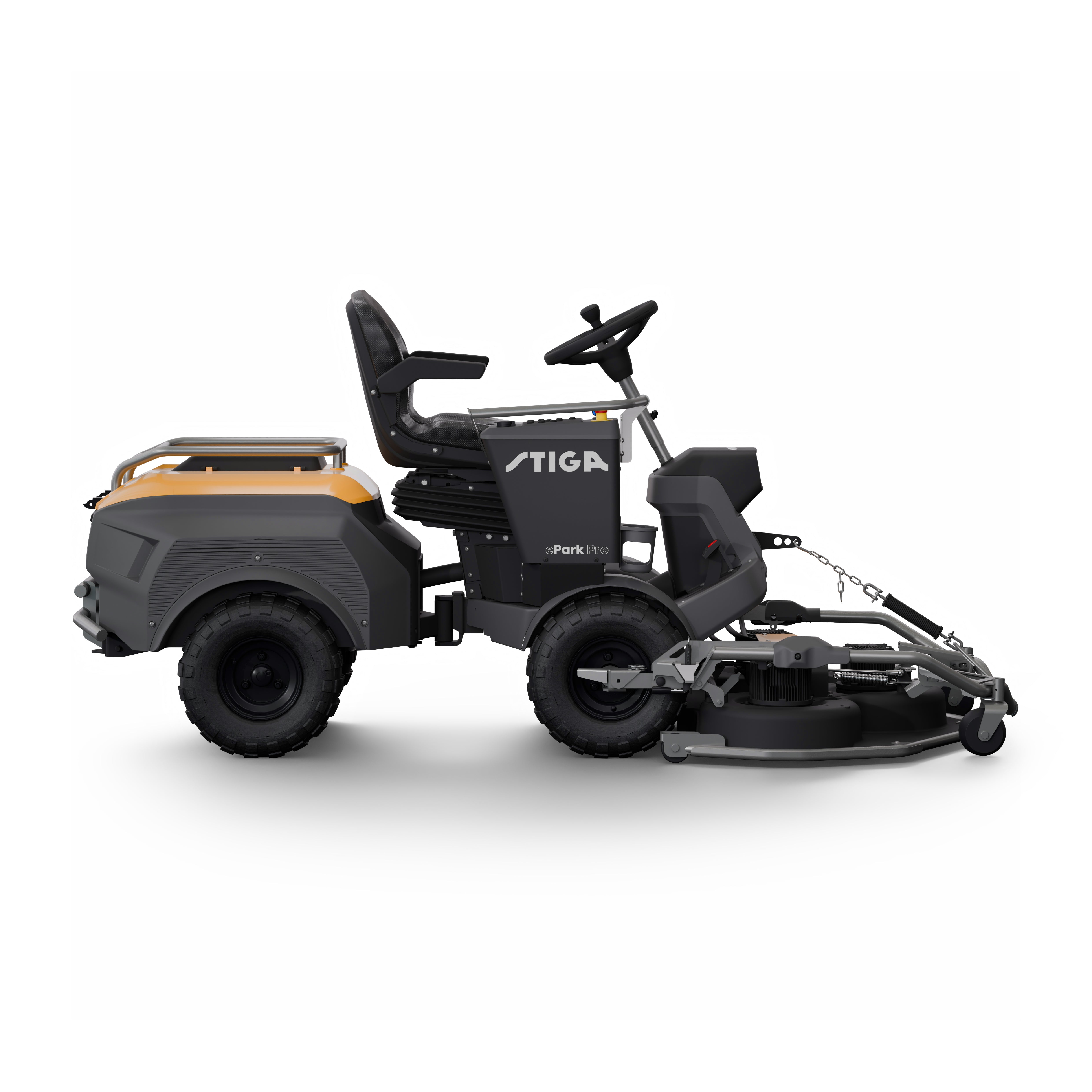Stiga ePark Pro rider frontale a batteria 27000 mq