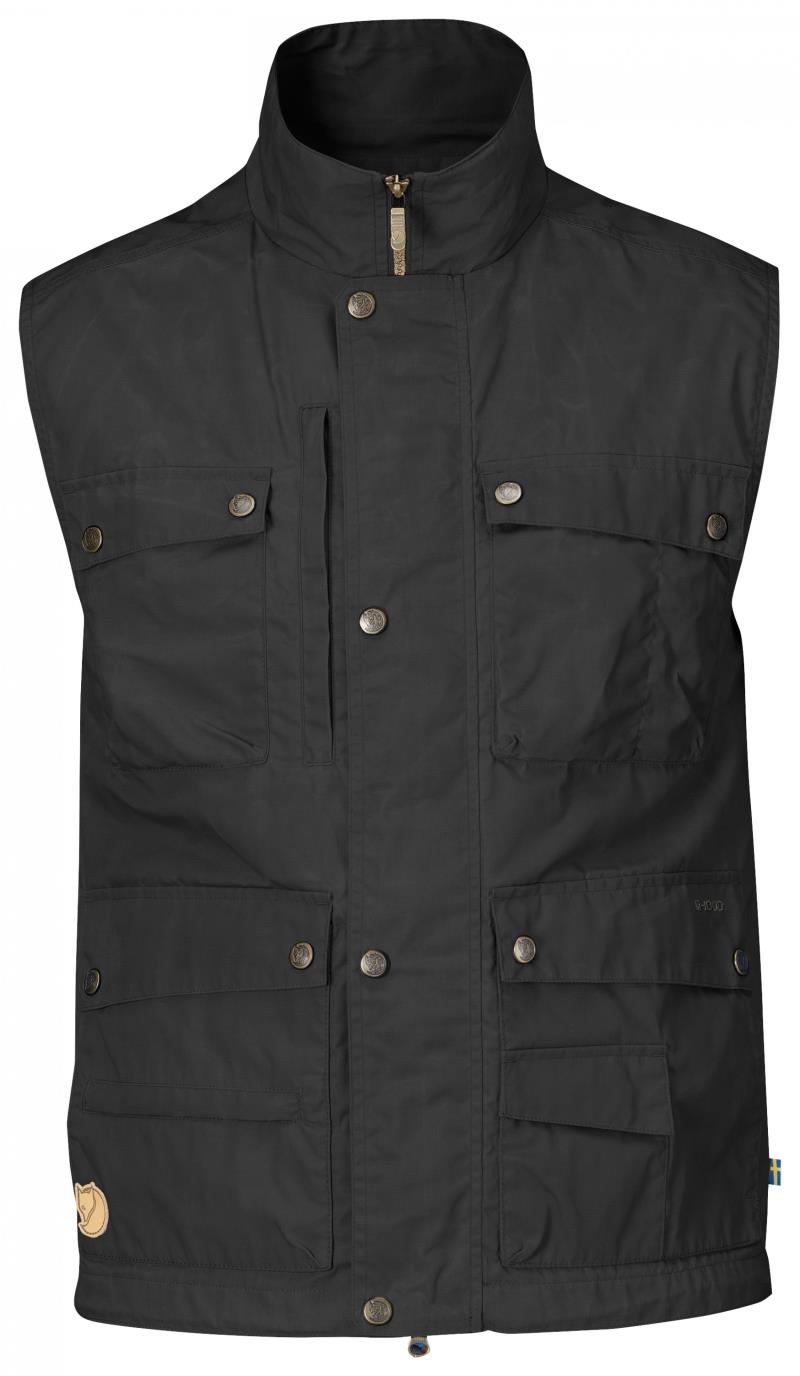 Fjällräven Reporter Lite Vest M gilet uomo Dark Grey G-1000