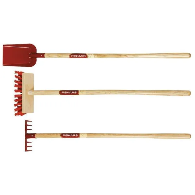 Fiskars Classic set attrezzi giardino bambini 3 pezzi leggeri