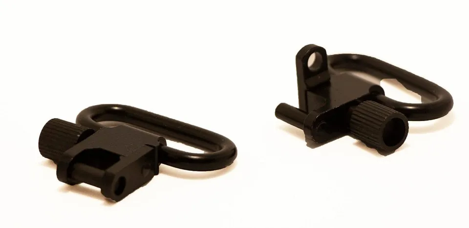 Set magliette portacinghia carabina smontaggio rapido acciaio