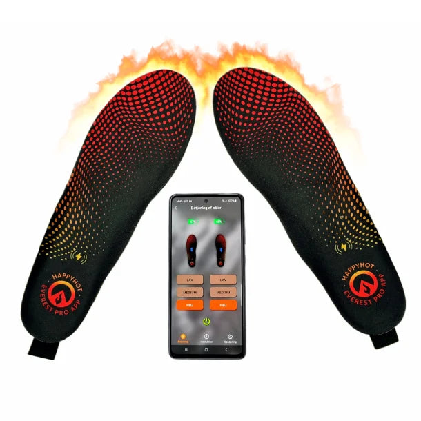 HappyHot Everest Pro App solette riscaldate ricaricabili 10 ore