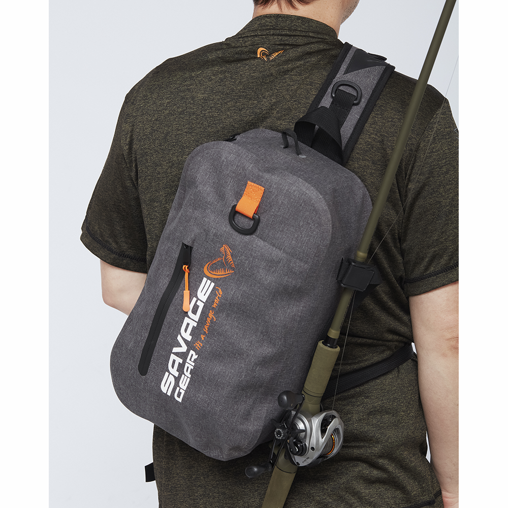 Savage Gear AW Sling Zaino Pesca 13L Impermeabile