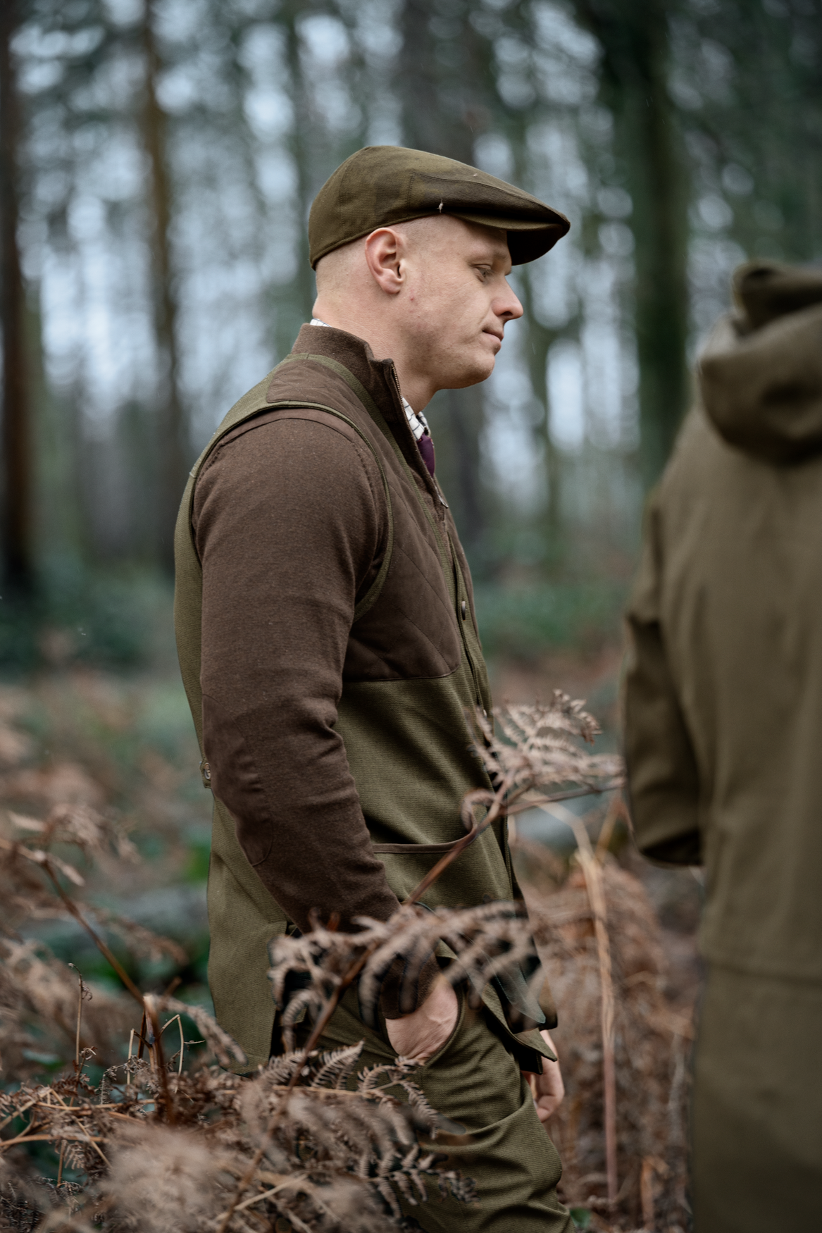 Seeland Pine felpa mezza zip marrone lana merino uomo