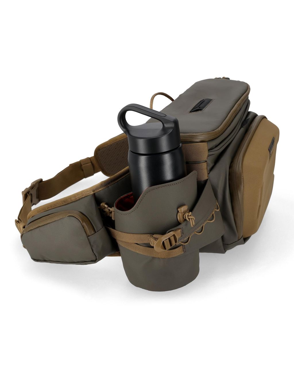 Simms Headwaters Hip Pack marsupio pesca Hickory 10 litri idrorepellente